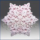 Snowflake no 12 -Soap/polymer/clay/cold porcelain 2d Silicone mold