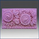 2D silicone Soap/polym​er/clay/co​ld porcelain mold – Flowers Galore