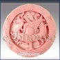 2D silicone Soap/polymer/clay/cold porcelain mold - Phoenix - Feng Shui design
