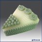 3D silicone Soap/polymer/clay/cold porcelain/candle -Wedding Cake Slice * Flower