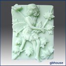 2D silicone Soap/polymer/cold porcelain mold–Melinda, Fairy of the Maple Trees