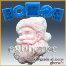 2D FDA Silicone Soap/sugar/fondant mold -Joy Santa- buy from original designer