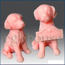 3D silicone Soap/polymer/clay/cold porcelain/candle mold - Sitting Dog