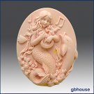 Laura, Mermaid of the Lute - Detail of high relief sculpture -Soap silicone mold Laura, Mermaid of the Lute - Detail of high relief sculpture -Soap silicone mold
