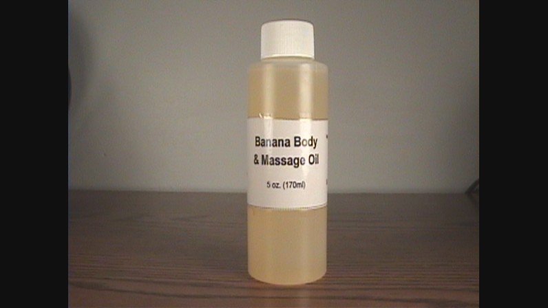 Banana Body And Massage Oil- 5 oz.