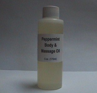 Peppermint Body And Massage Oil- 5 oz.