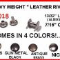 Quality! BRASS Color #1018 Heavy RIVETS for LEATHER