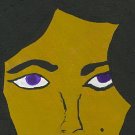 ARTIST SIGNED PAINTING ON CANVAS LIZ ELIZABETH TAYLOR