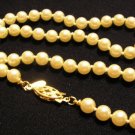 VINTAGE NAPIER STRAND OF PEARLS NECKLACE