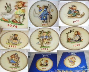 M.I. Hummel Collector Plates 7 PLATE COLLECTION MINT