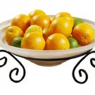 Andiamo Frosted Glass Bowl with Stand Huge centerpiece
