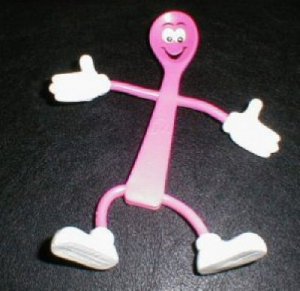BASKIN ROBBINS 31 FLAVORS PINKY SPOON GUMBY