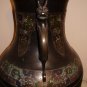 Antique Large Heavy Bronze CHAMPLEVE CLOISONNE 36.2 LBS