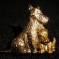 Vintage brooch Liz Claiborne Scottie Dog Terrier New