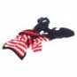 Handsome Sailor Suit Pet Dog Costume Apparel 4-Leg Holes - Random Color