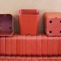 2" square plastic pot nursery seed starter 230 pots lot