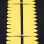 200 New plastic labels nursery tags plant pot label YLW
