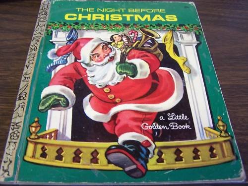 The Night Before Christmas Little Golden Book 1969