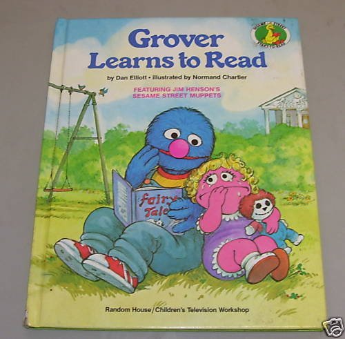 Sesame Street Grover Learns To Read So Embarrassed 2 Books