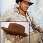 Borsalino felt fedora hat 7 Brown fur felt 22" SEXY