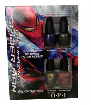 OPI Nail Polish Lacquer Spider Man mini collection