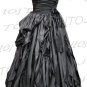 Strapless/One shoulder A-line evening dress-CH001