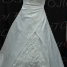 Cap sleeves A-Line Wedding Gown-CH0064