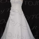 Strapless A-line wedding gown-CH0398