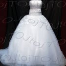 Strapless ball gown wedding gown-Har30