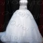 Strapless ball gown wedding gown-Har30