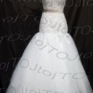 Cap sleeves sweet heart mermaid wedding gown-Har55