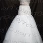 Cap sleeves sweet heart mermaid wedding gown-Har55