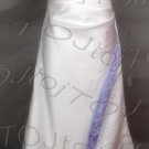 Strapless A-line wedding gown-WG901