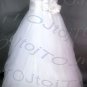 Strapless A-line wedding gown-WG930