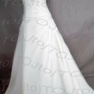 Strapless A-line wedding gown-DWG0869