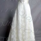 Strapless empire wedding gown-DWG0894