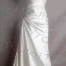 Cap sleeves sweet heart A-line wedding gown-DWG0898