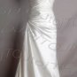 Cap sleeves sweet heart A-line wedding gown-DWG0898