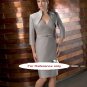 V neck sheath short evening suit-6228