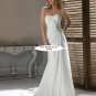 Strapless sheath wedding gown-1412