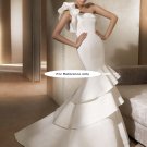 One shoulder mermaid wedding gown-Alison