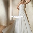 Strapless A-line wedding gown-Almata