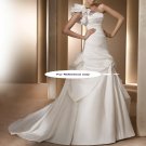 One shoulder mermaid wedding gown-Alora