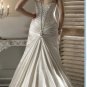 Strapless A-line wedding gown-1406