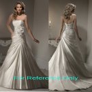 Strapless A-line wedding gown-1392