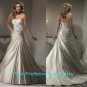Strapless A-line wedding gown-1392