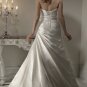 Strapless A-line wedding gown-1392