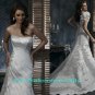 Strapless A-line wedding gown-1372