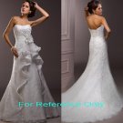 Strapless A-line wedding gown-1360