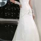Strapless mermaid wedding gown-WG810
